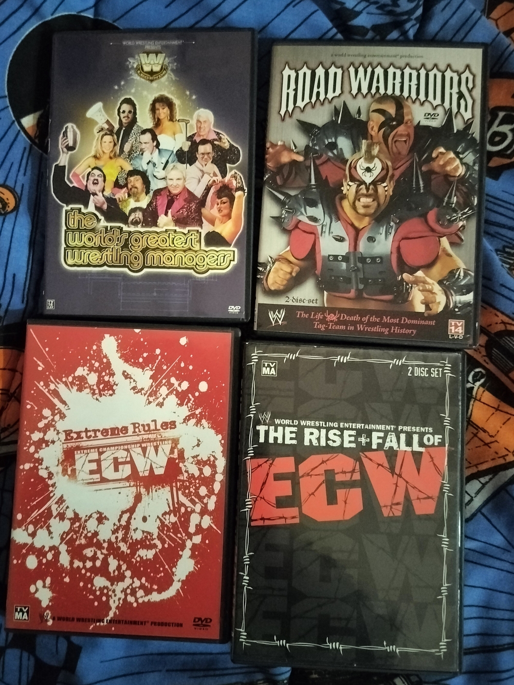 ECW DVDs Road Warrior And Best Managers Of All Time DVD
